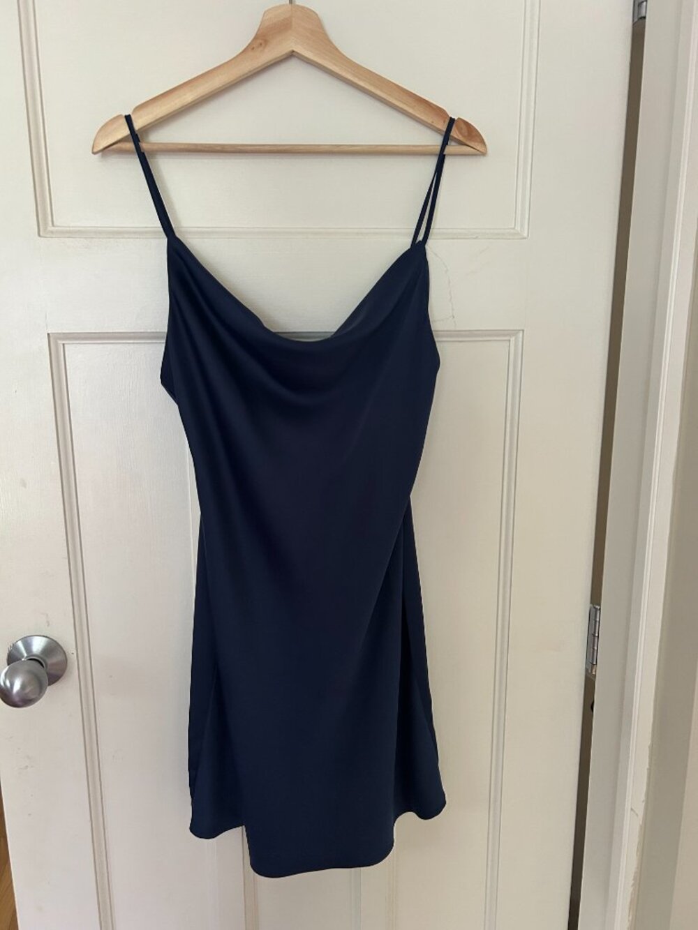 Urban Outfitters Elegant Navy Dress (Size M)